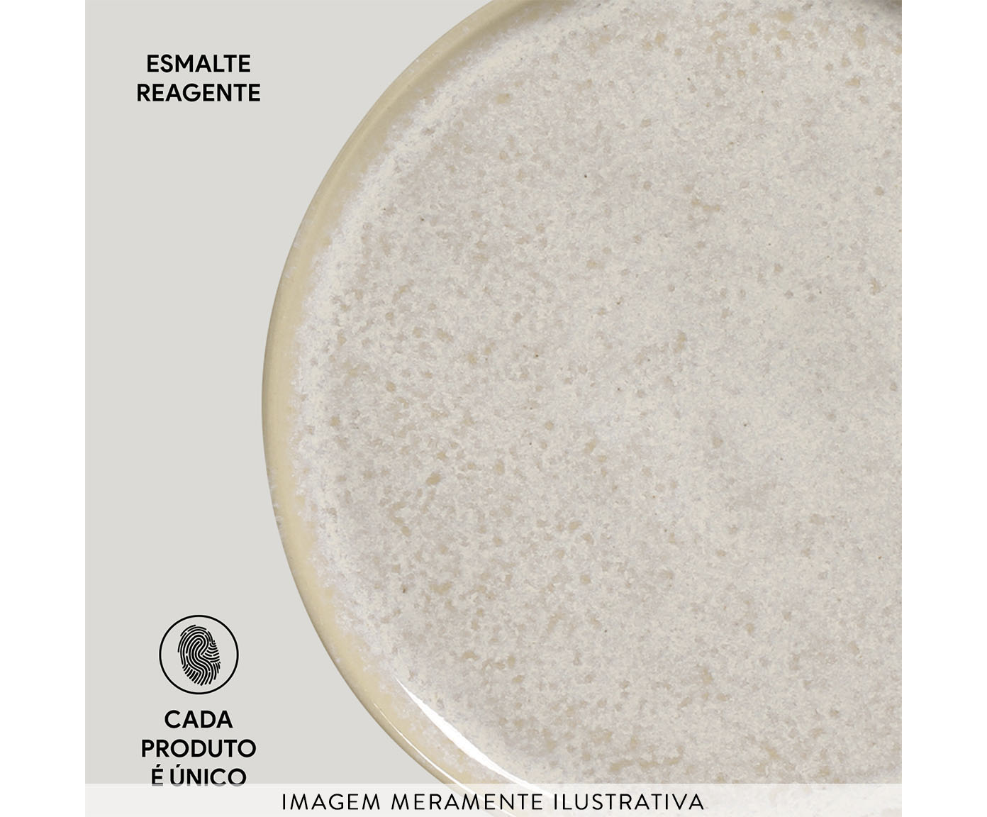 Jogo de Pratos para P&atilde;o Bio Latte Cru image number 4