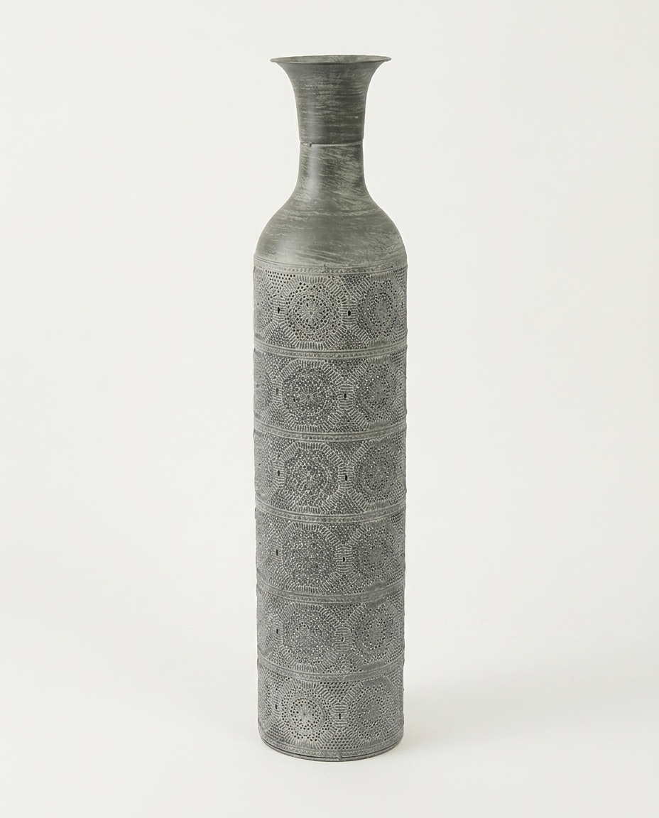 Vaso de Piso Jo&atilde;o - Cinza - image 1