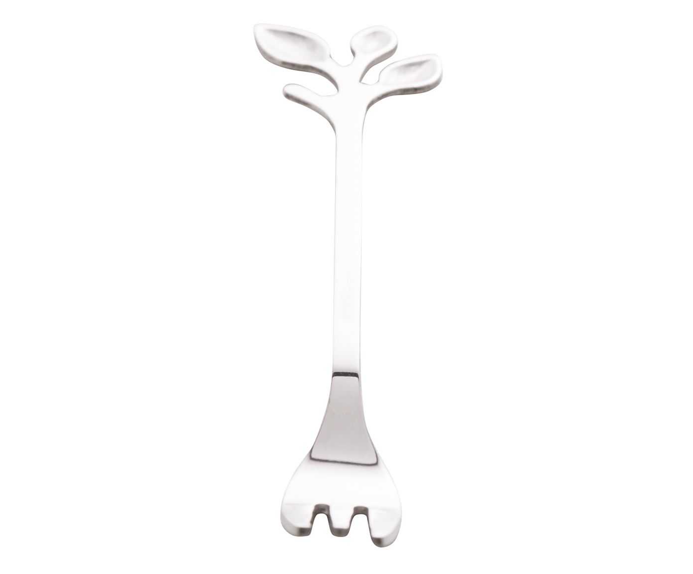 Jogo de Garfos para Aperitivo em Inox Leaves Prateado image number 1