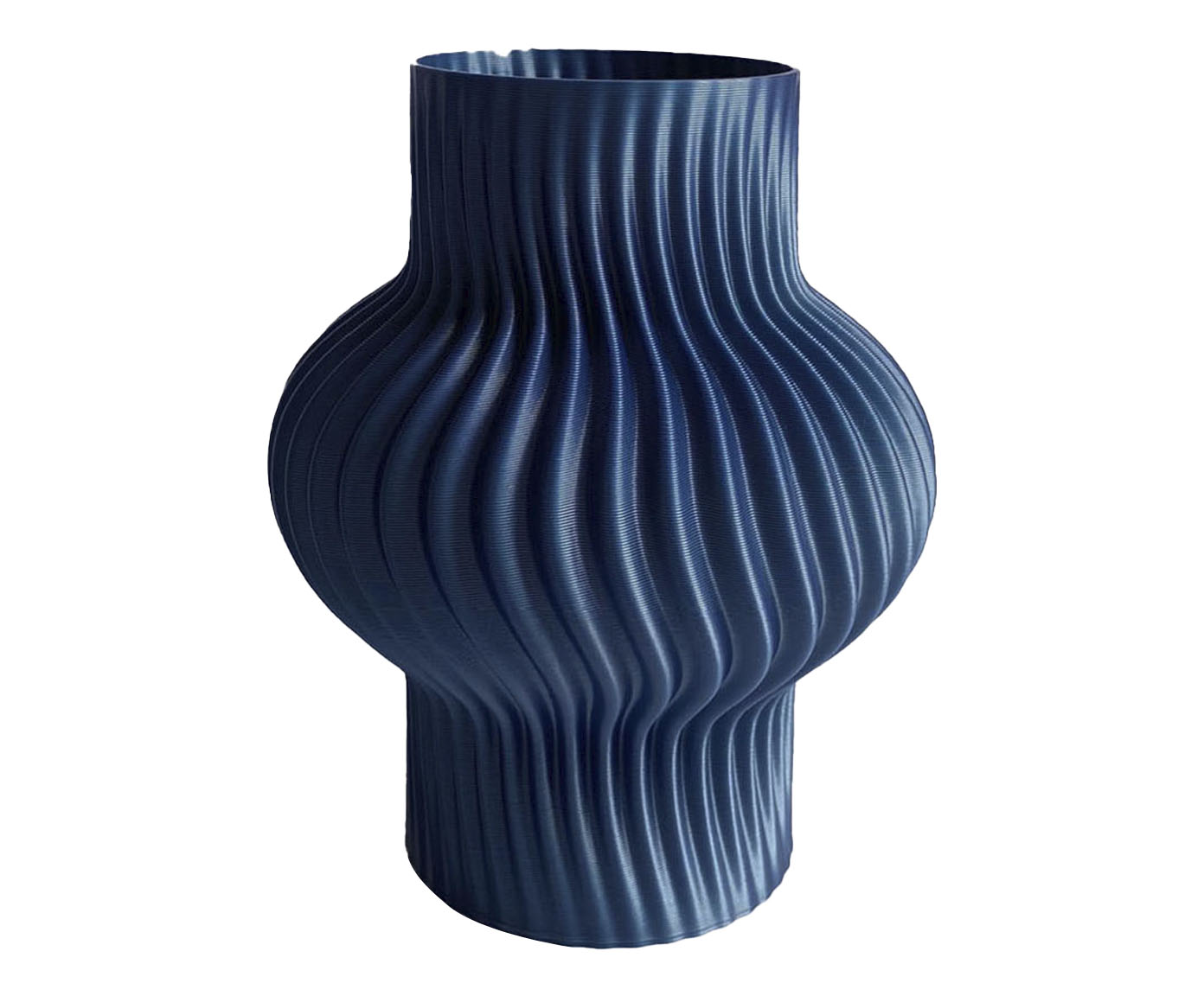 Vaso Onda 1 Azul image number 0
