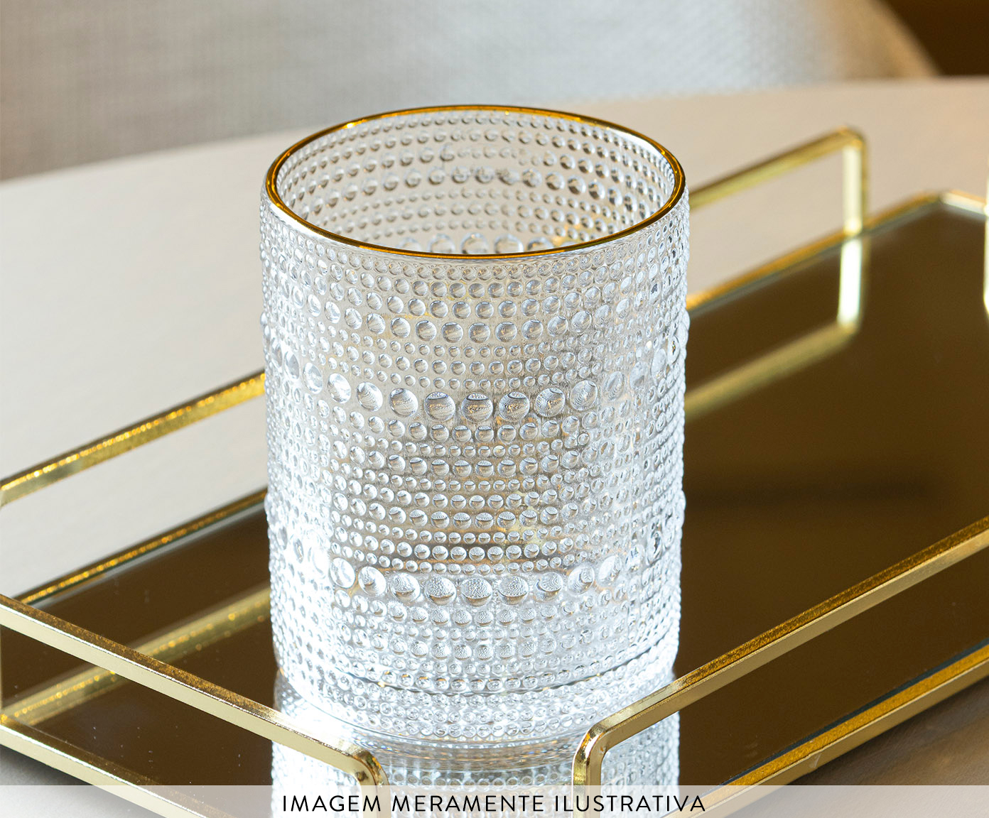 Copo com Fio Dourado Dots image number 3