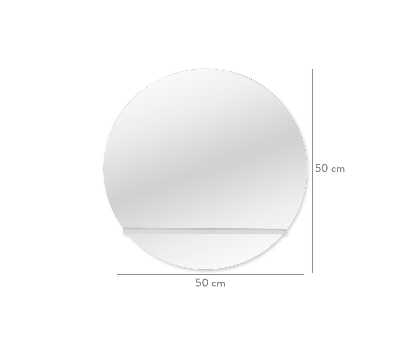 Espelho Pratic Branco image number 4