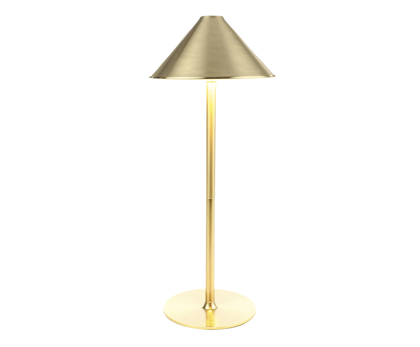 Lumin&aacute;ria de Mesa Arion Dourada image number 0