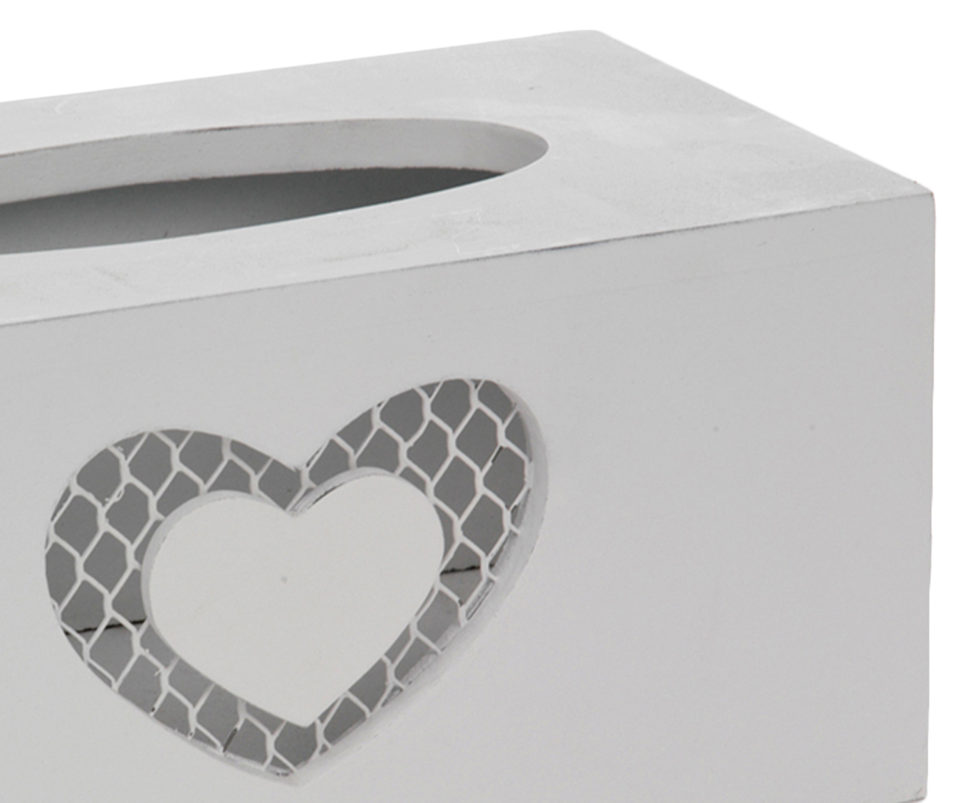 Porta-Len&ccedil;os Heart Branco image number 2