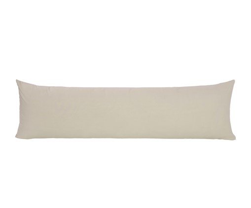 Fronha Unique Hug Bege 200 Fios - 40X130cm image number 0
