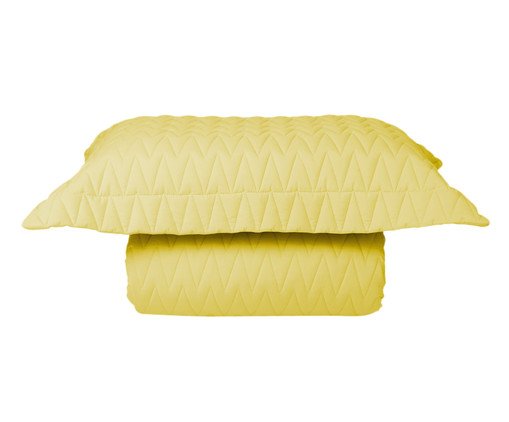 Jogo de Cobre-Leito Zig Amarelo 200 Fios image number 0