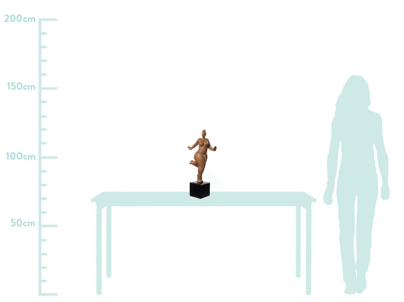 Escultura Campbell - Marrom e Preto image number 1