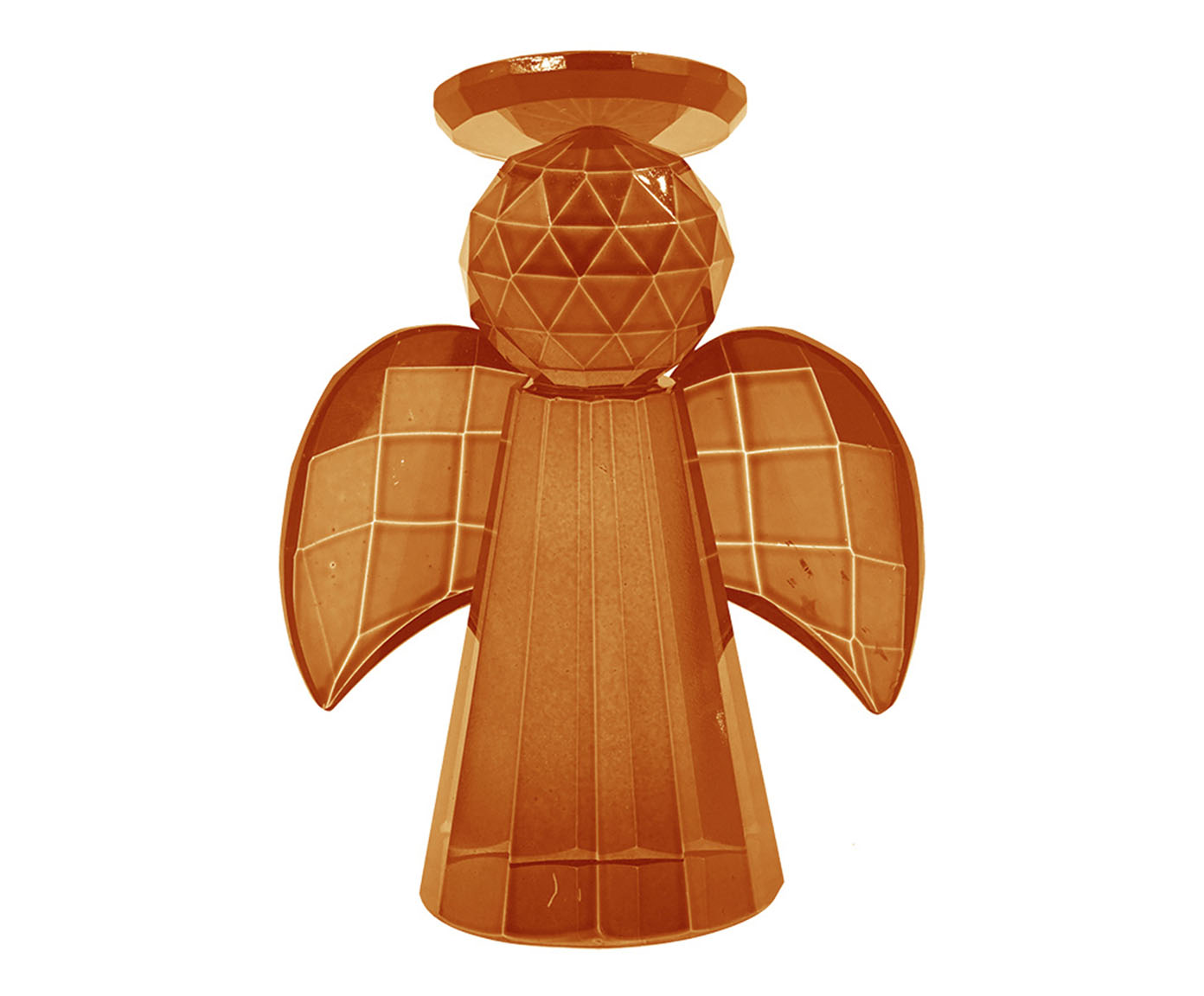 Anjo Decorativo de Cristal &Acirc;mbar - image 0