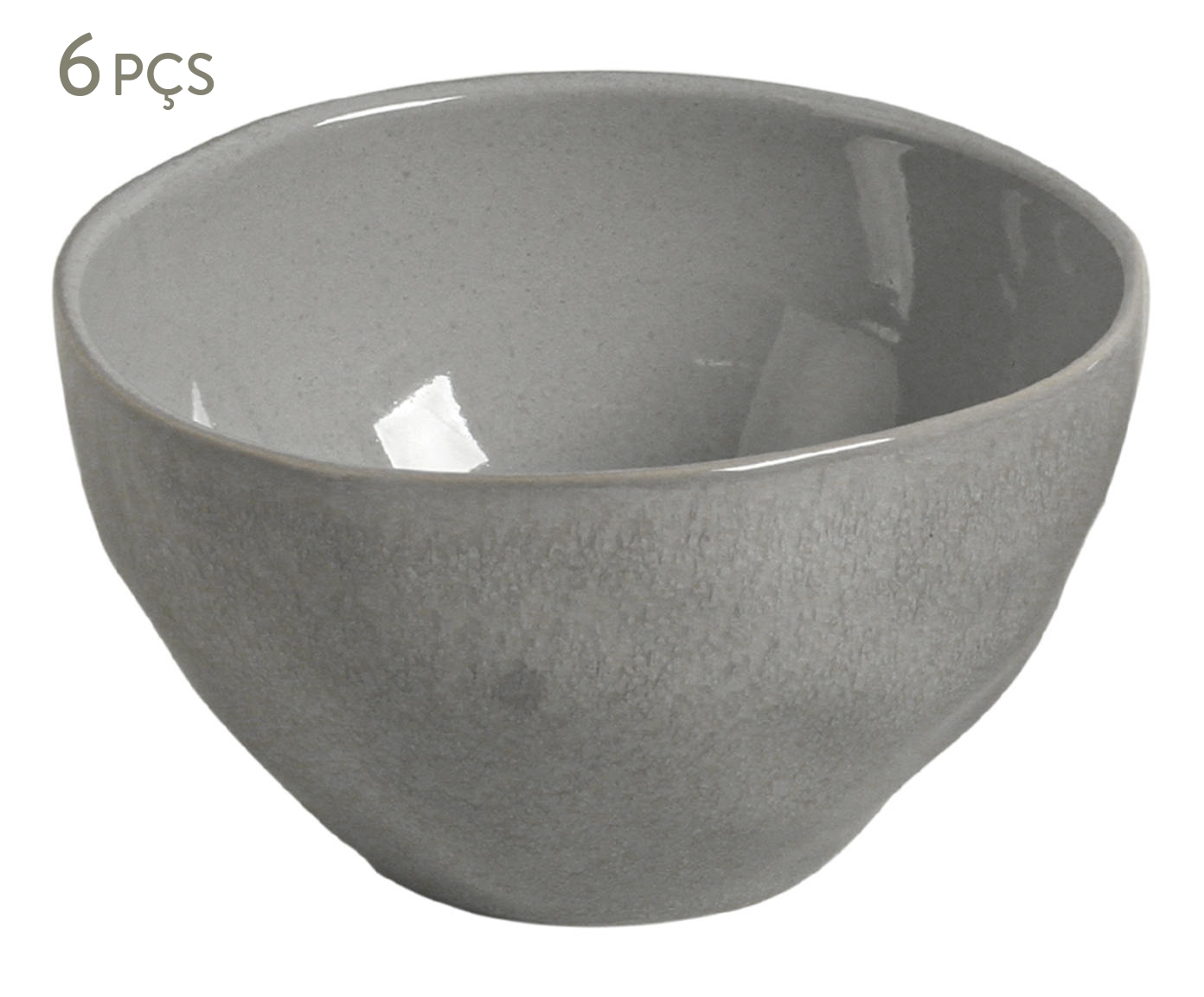 Jogo de Bowls Org&acirc;nico Bruma Cinza - image 0