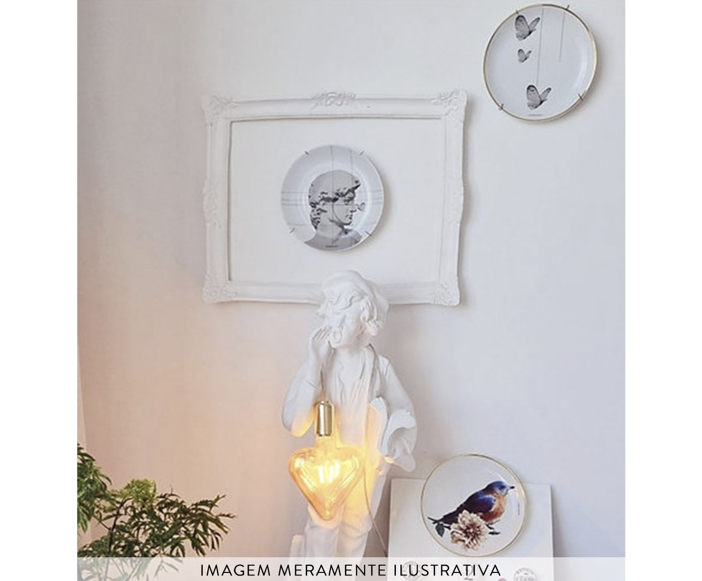 Prato de Porcelana Davi Propor&ccedil;&atilde;o &Aacute;urea - image 1