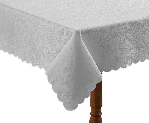 Toalha de Mesa Quadrada Funny - Branca - image 0