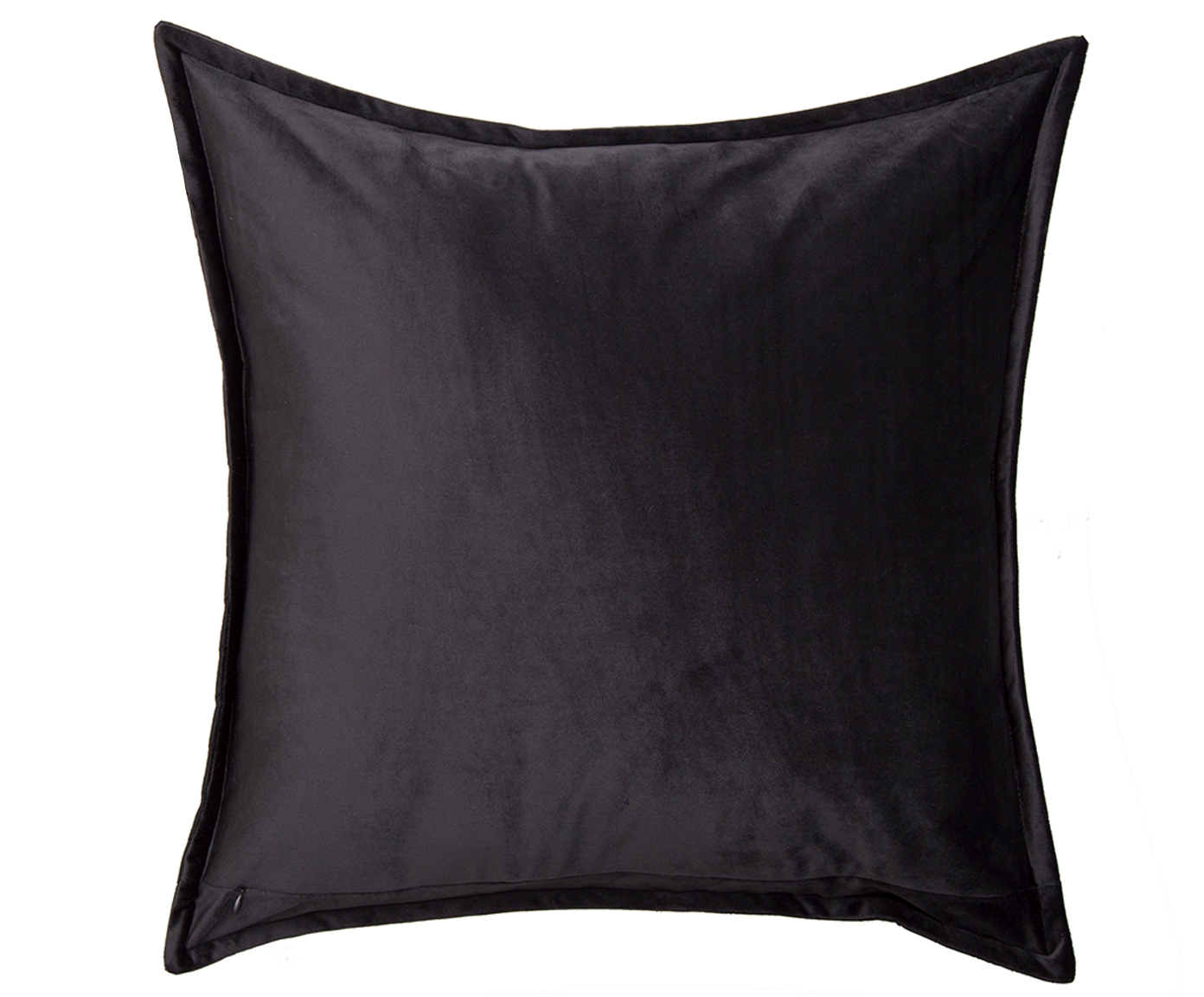 Almofada em Veludo Zig Zag Preto - image 1