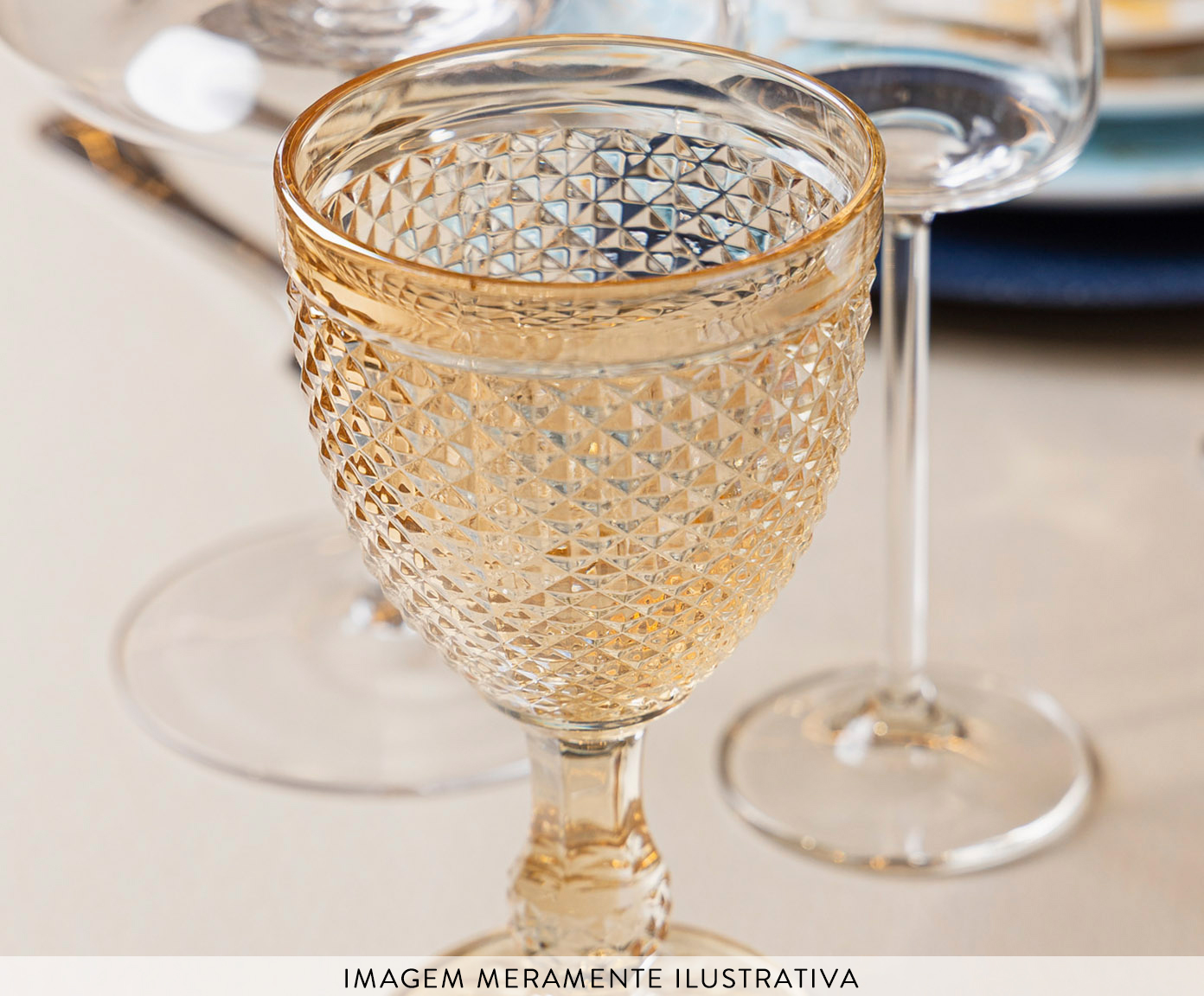 Ta&ccedil;a para &Aacute;gua Bico de Jaca &Acirc;mbar image number 2
