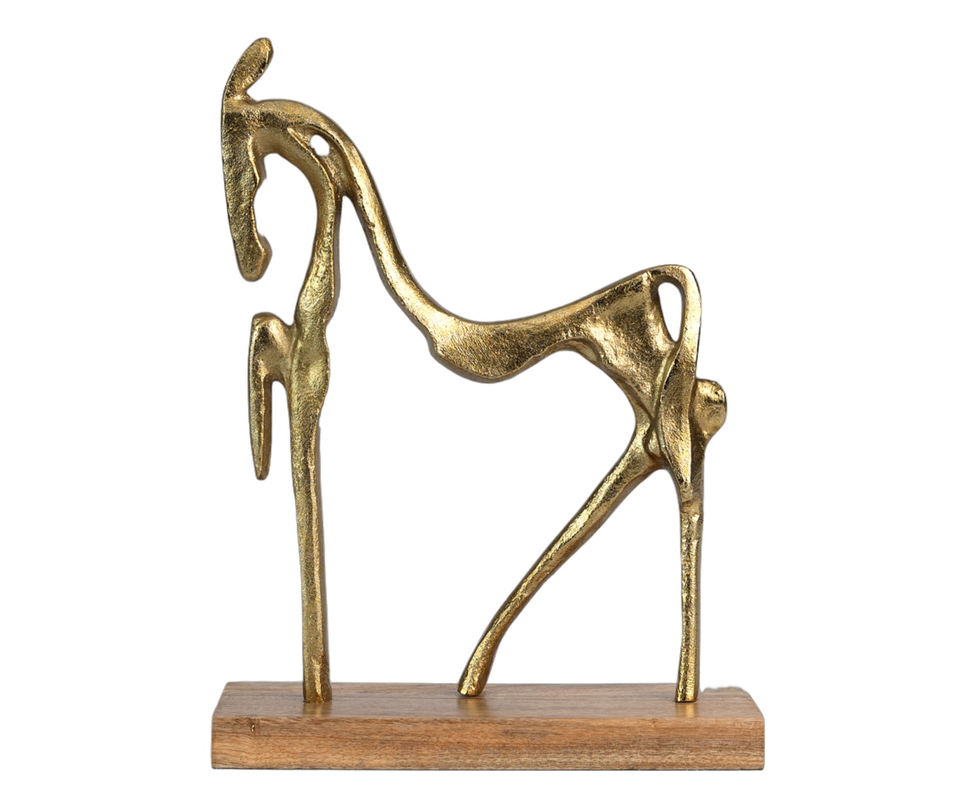 Escultura Cavalo em Metal Grifo - image 0