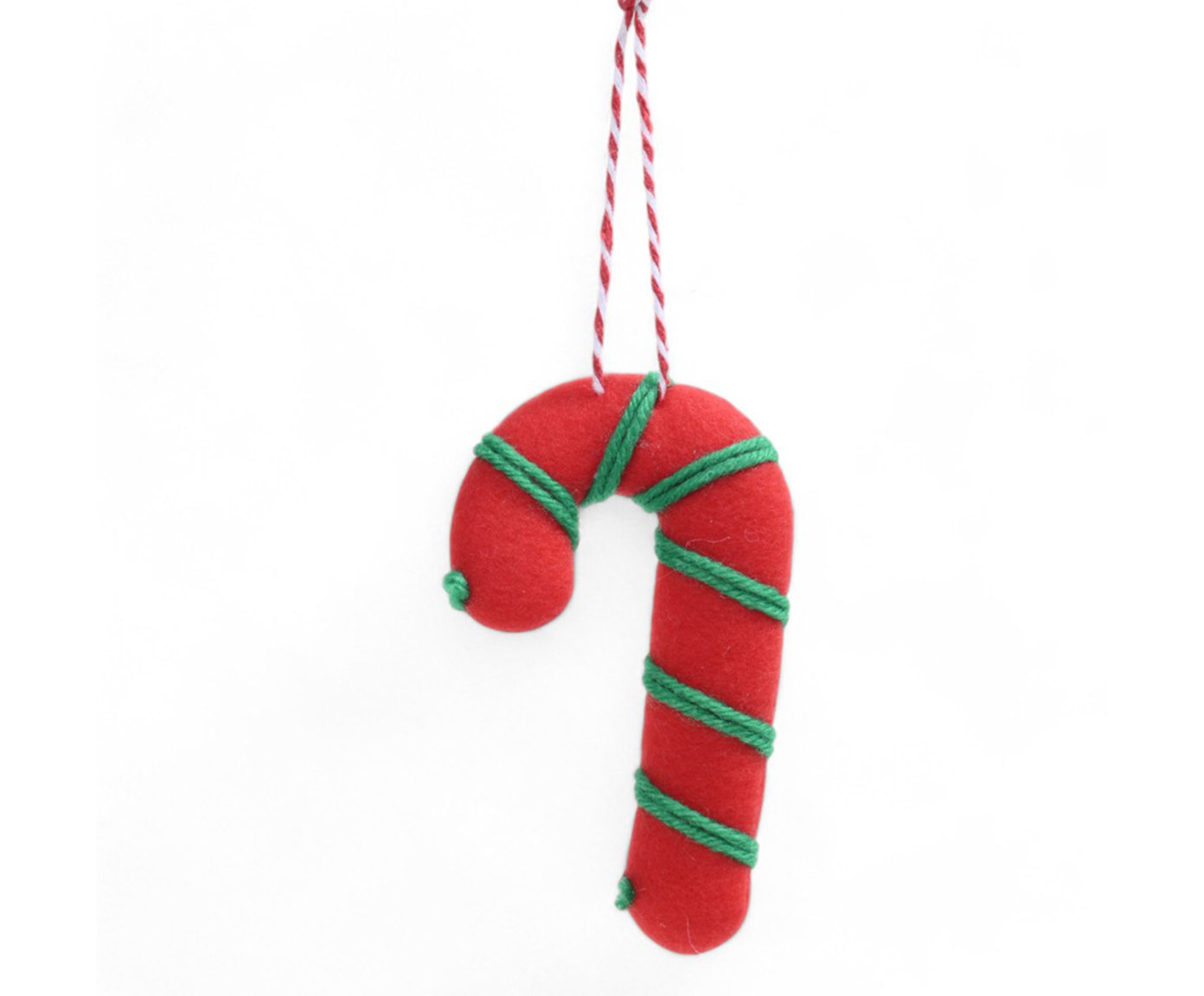 Enfeite para Pendurar Candy Cane Vermelho e Verde image number 1