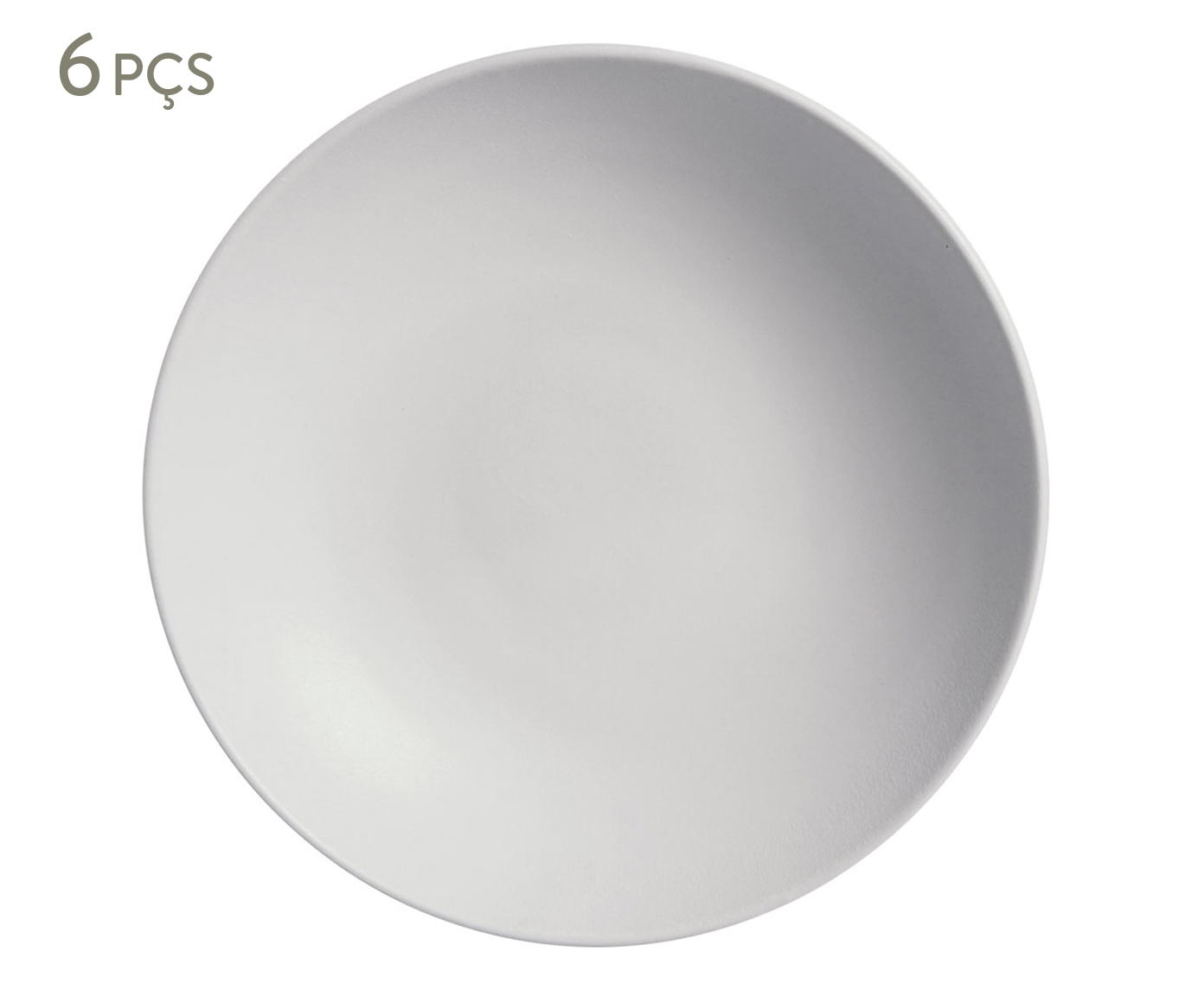 Jogo de Pratos Fundo Coup Stoneware Vit Cinza - image 0