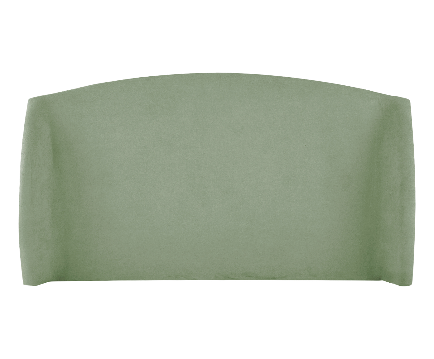 Cabeceira em Boucle Aveludado Smooth Verde image number 0