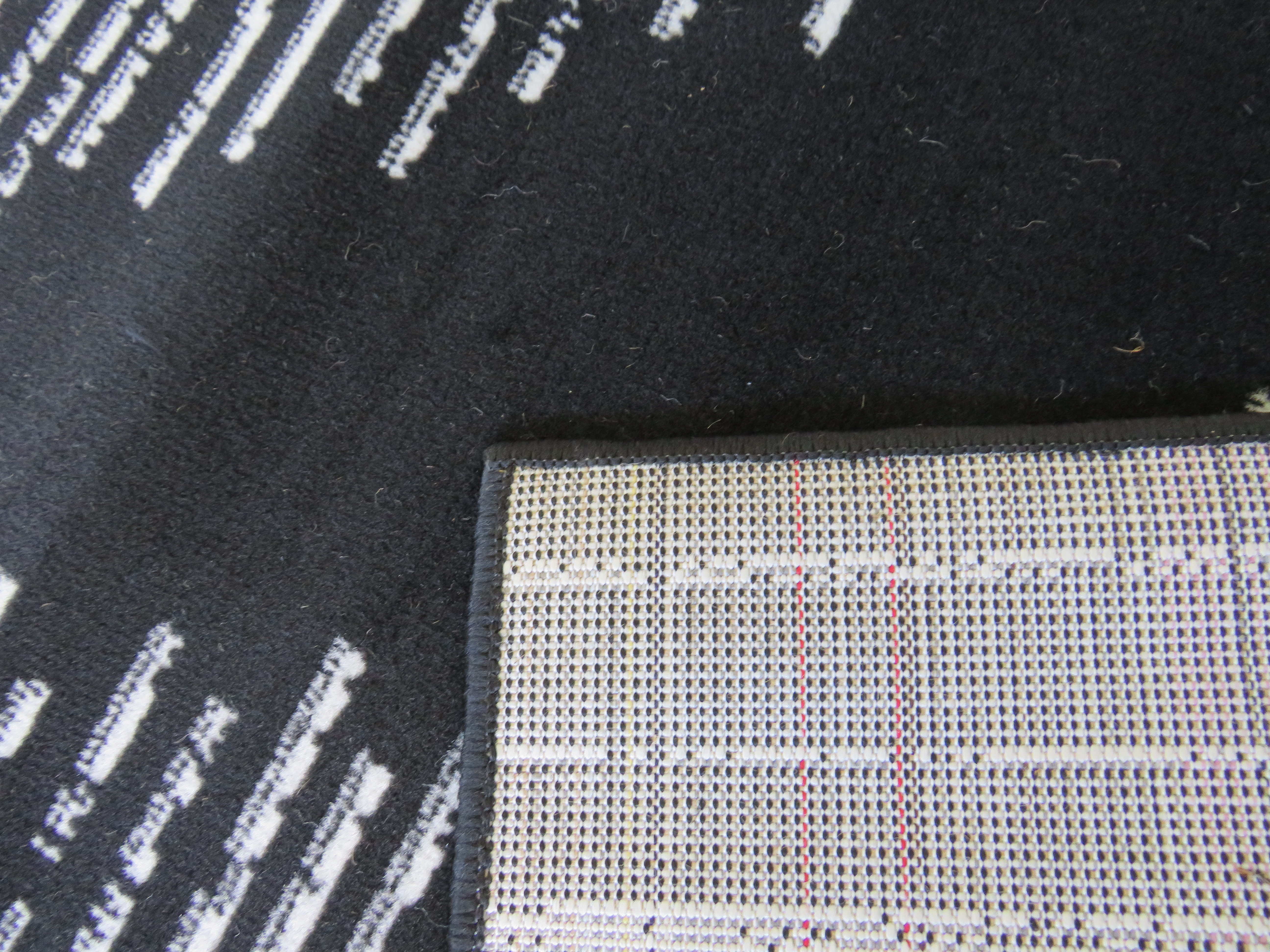 Tapete Indiano Konya - Preto e Creme image number 3