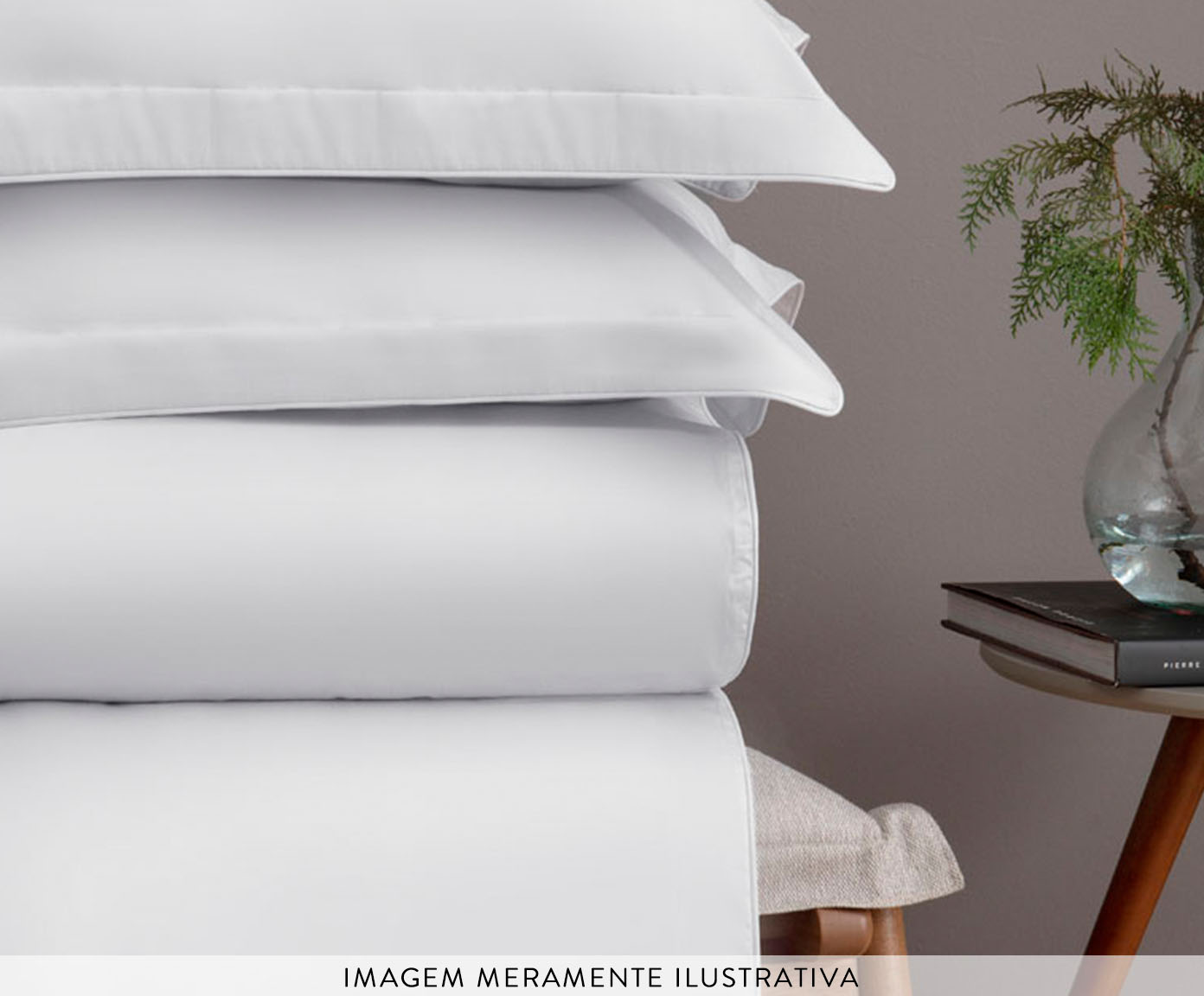 Jogo de Duvet Acetinado Guni Branco 300 Fios image number 2