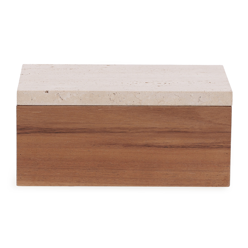 Caixa em M&aacute;rmore Marrom image number 0