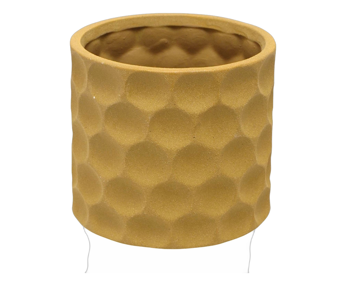 Cachepot Decorativo Naturon Ocre image number 0