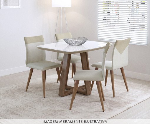 Mesa Bennet - Off White e Natural image number 1