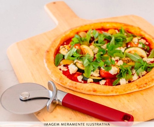 Cortador de Pizza Profissional em Inox Kitchenaid Vermelho image number 2