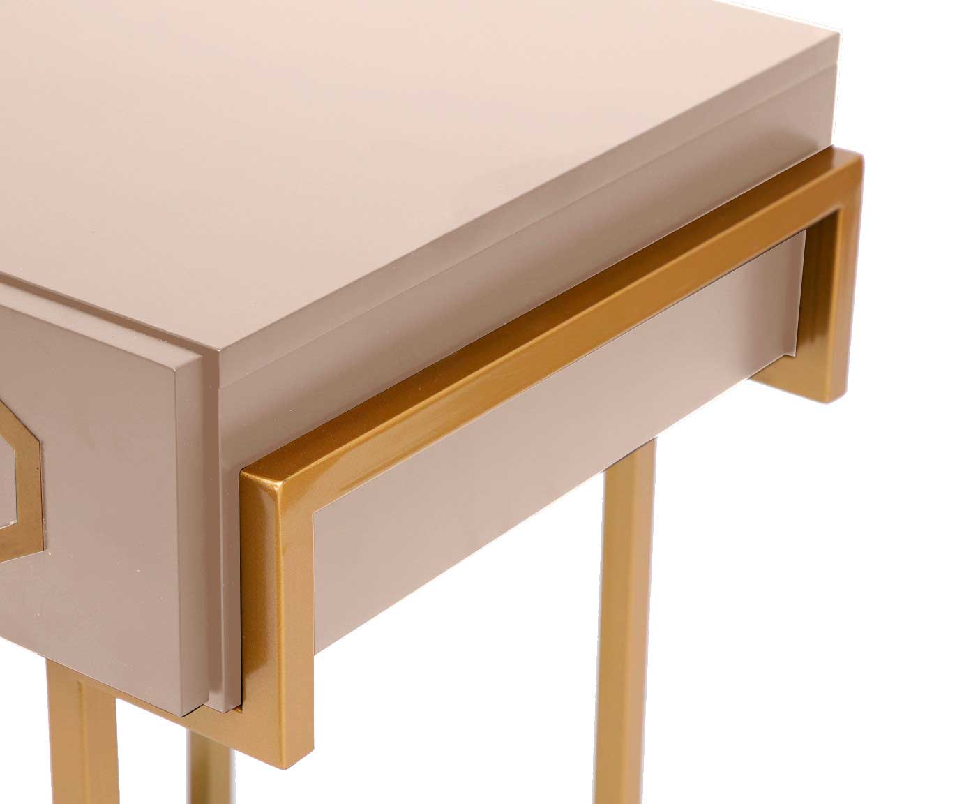 Mesa de Cabeceira Glam Burlywood - Taupe image number 7