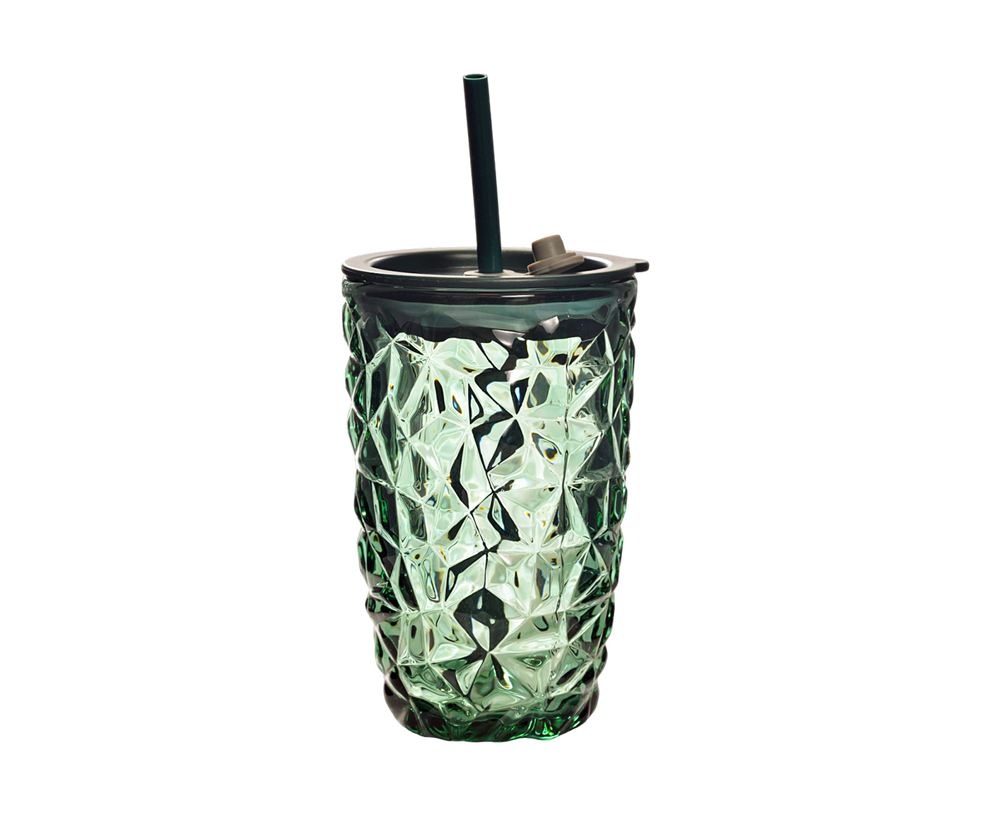 Copo com Tampa e Canudo Lucky Verde - 420 ml image number 0