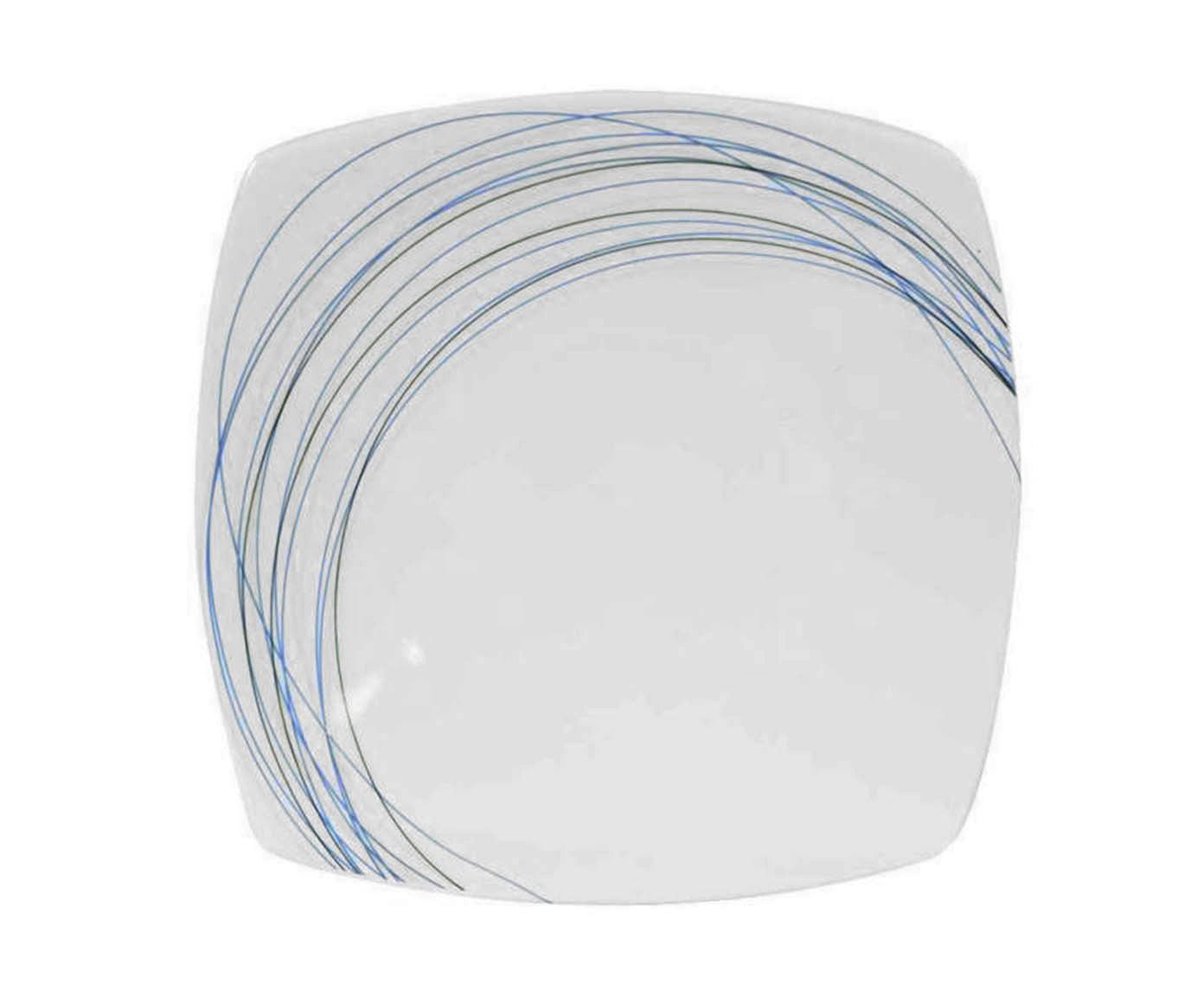 Prato em Porcelana Fili Platino image number 1