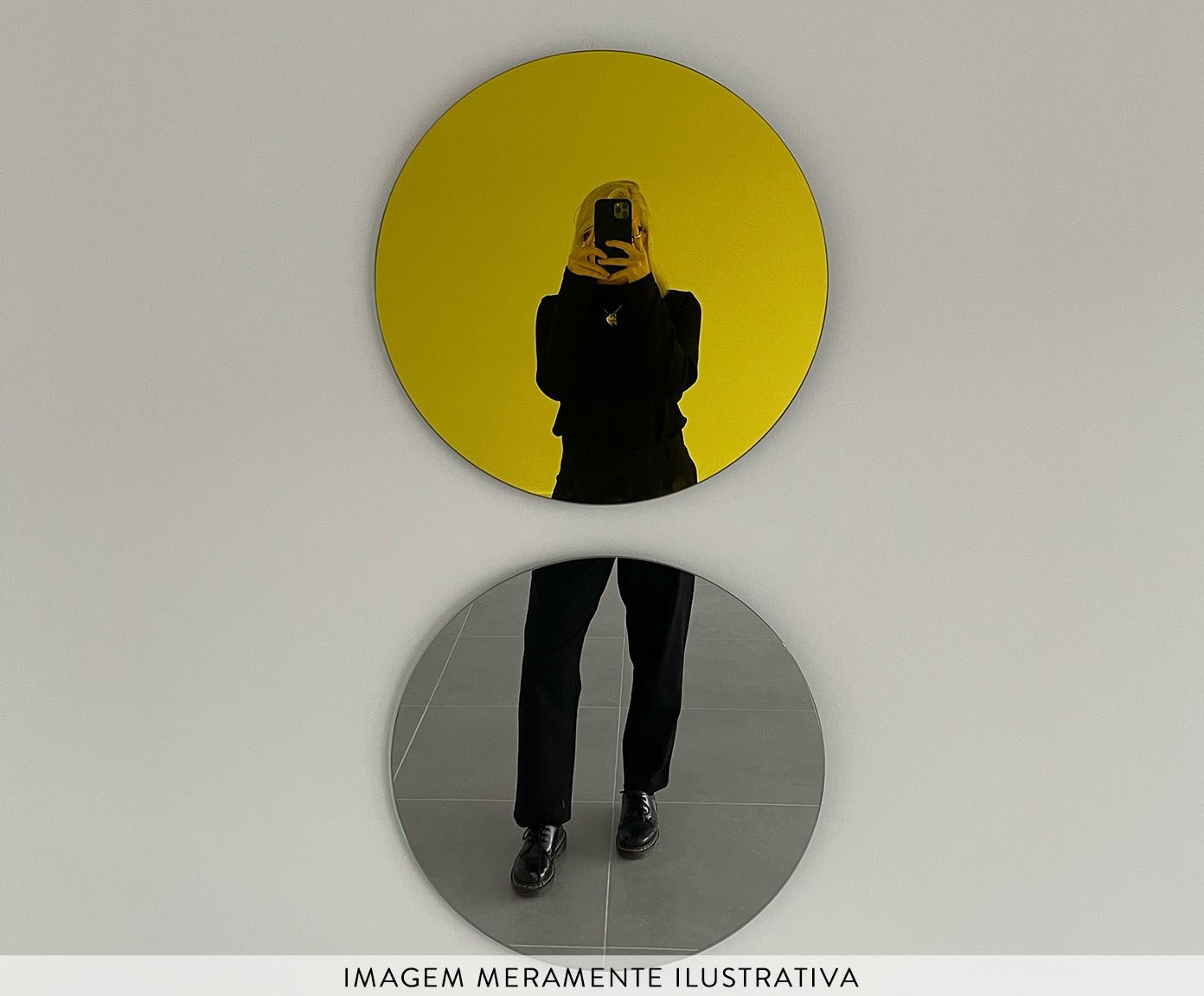 Espelho Bola Amarelo image number 1