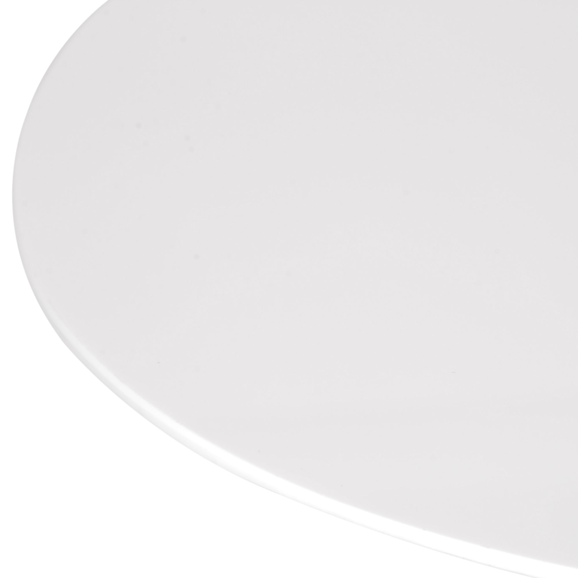 Mesa Saarinen Oval Quartzo com Base Branca image number 3