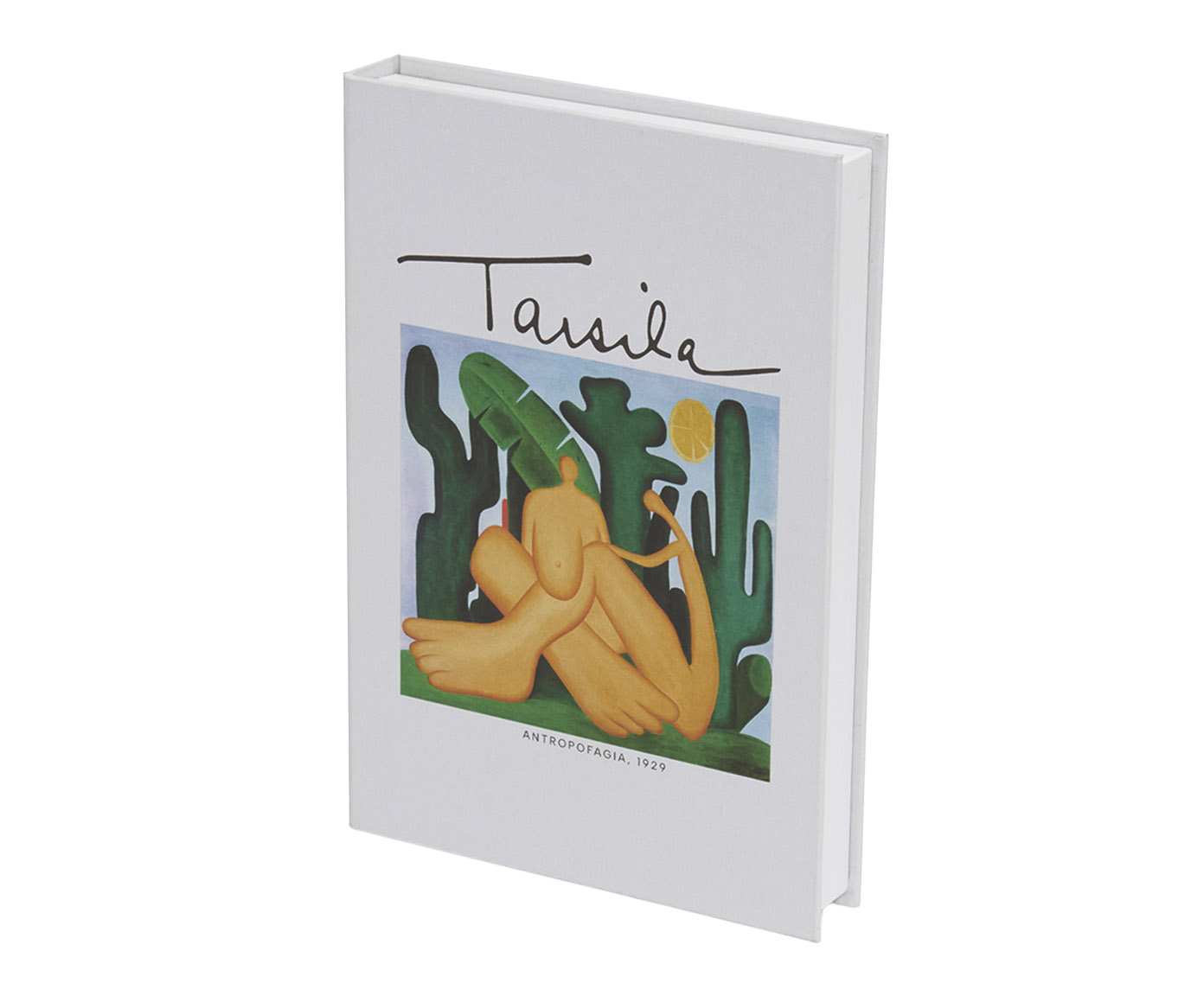 Livro-Caixa em Mdf e Canvas Antropofagia - image 0