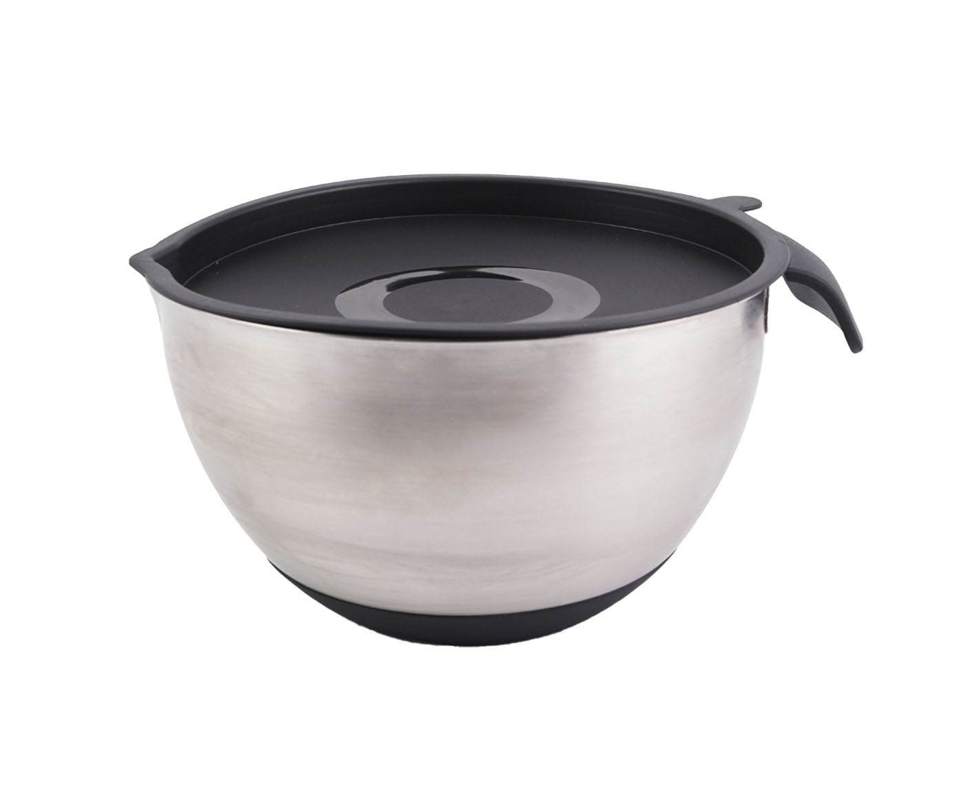 Tigela Mistura em A&ccedil;o Inox com Al&ccedil;a de Silicone - image 0