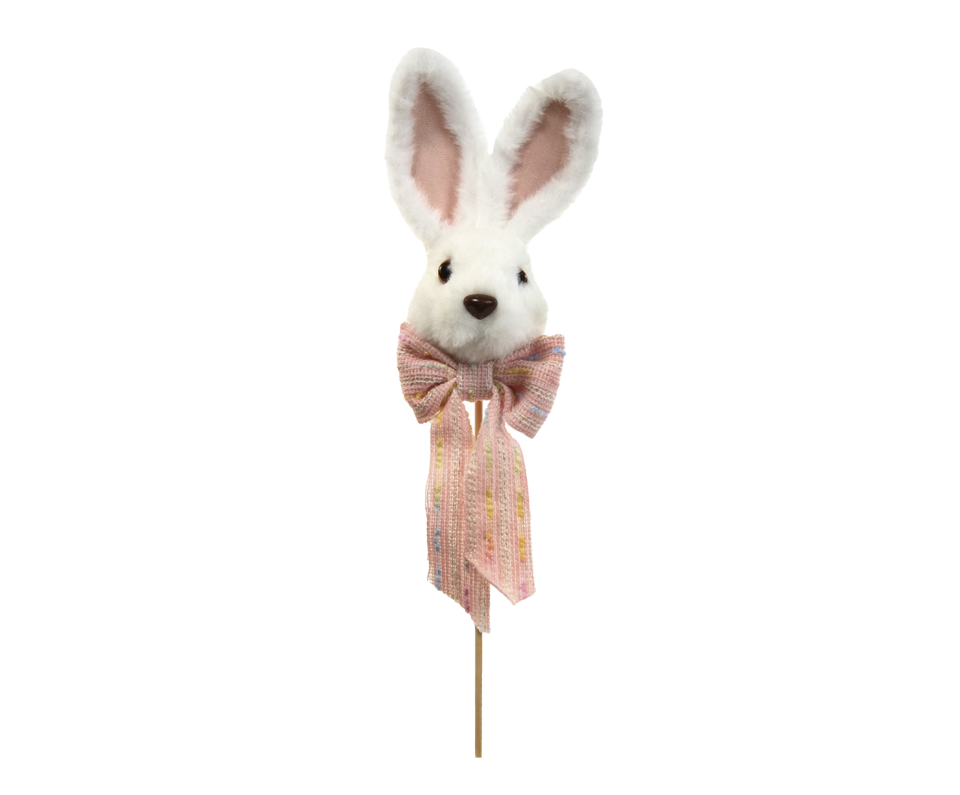 Pick Cabe&ccedil;a Coelho Branco e Rosa image number 0