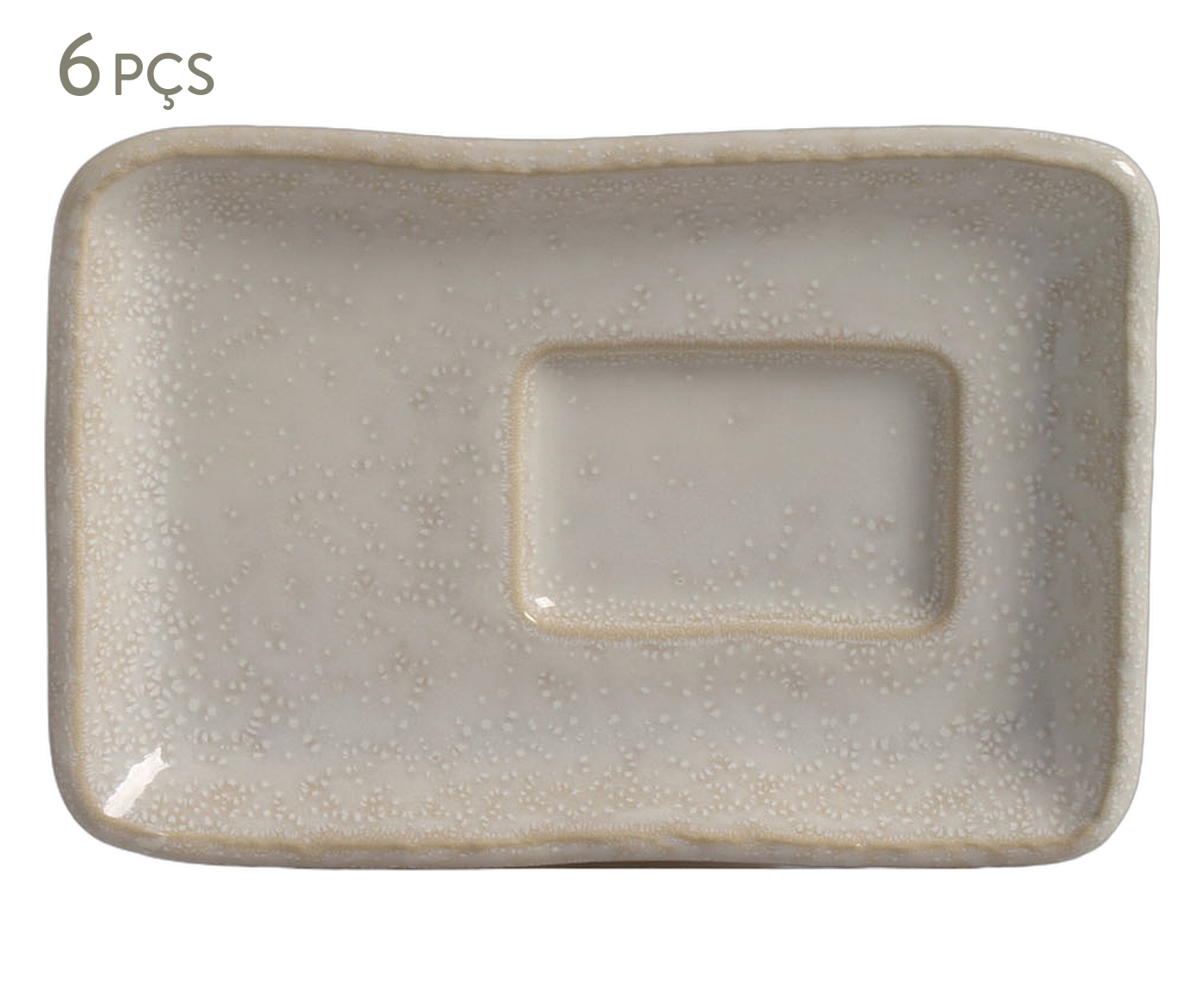Jogo de Travessas Org&acirc;nico Eco Arenito Branco - image 0