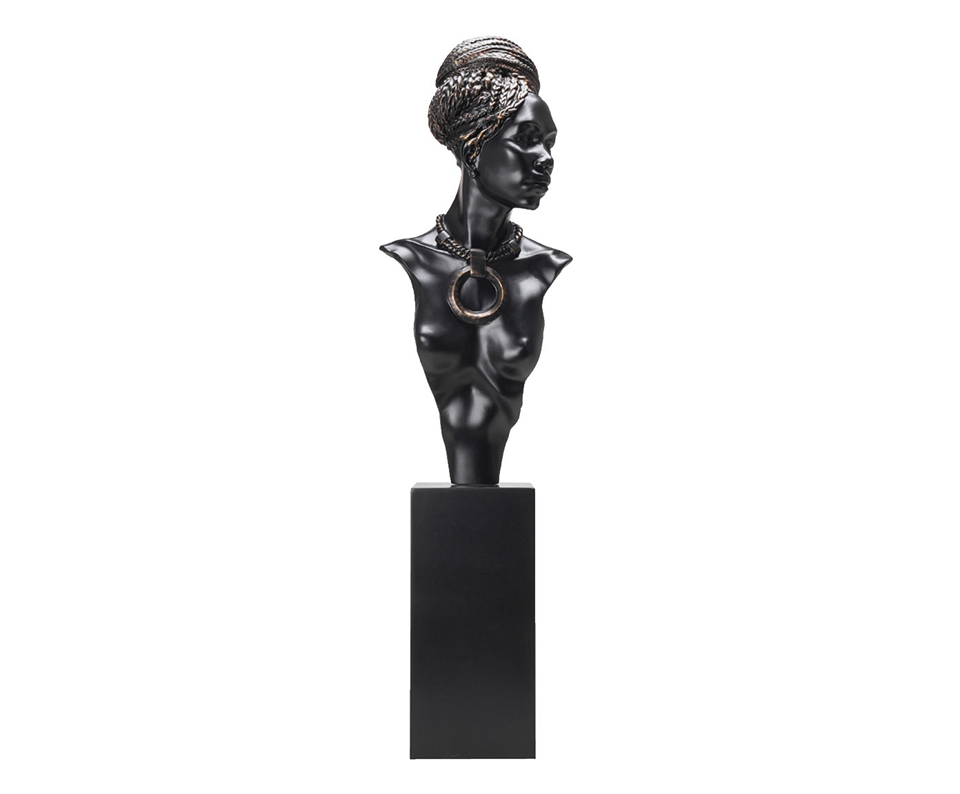 Adorno Afro Zuri Preto e Dourado - image 0