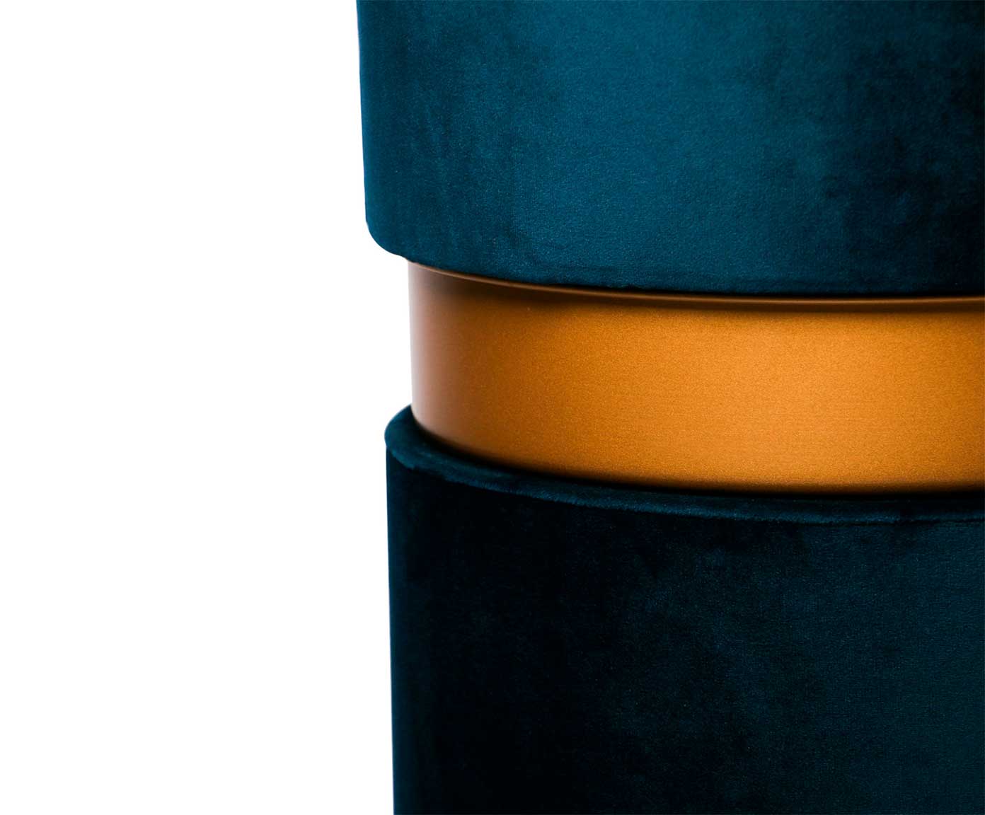 Puff Duo - Azul e Dourado image number 2