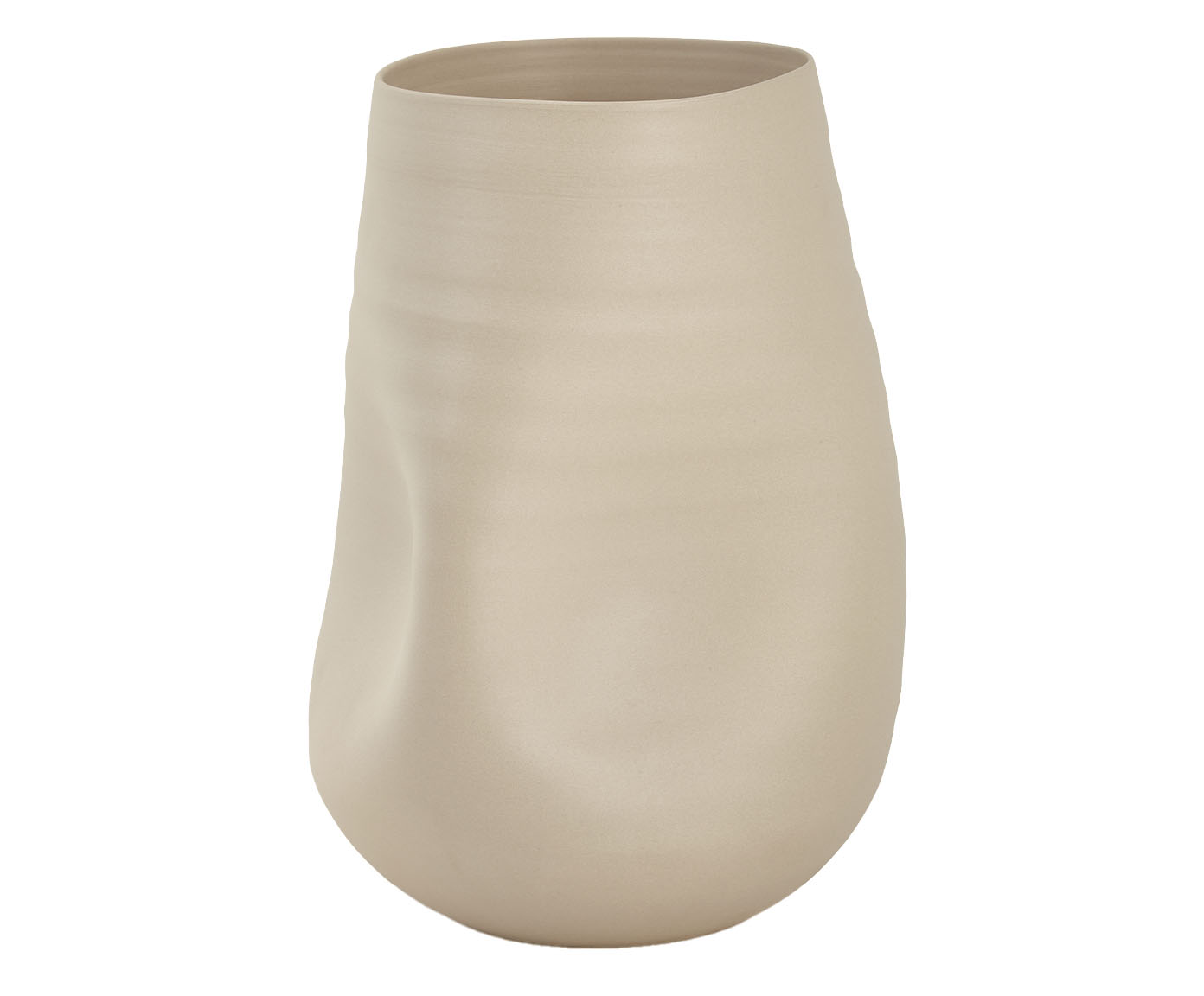 Vaso em Cer&acirc;mica Frida Bege image number 0