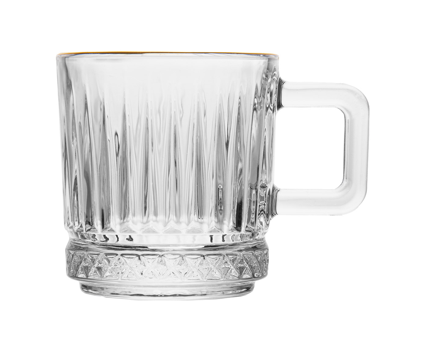 X&iacute;cara para Caf&eacute; com Fio Dourado Deli Diamond image number 1