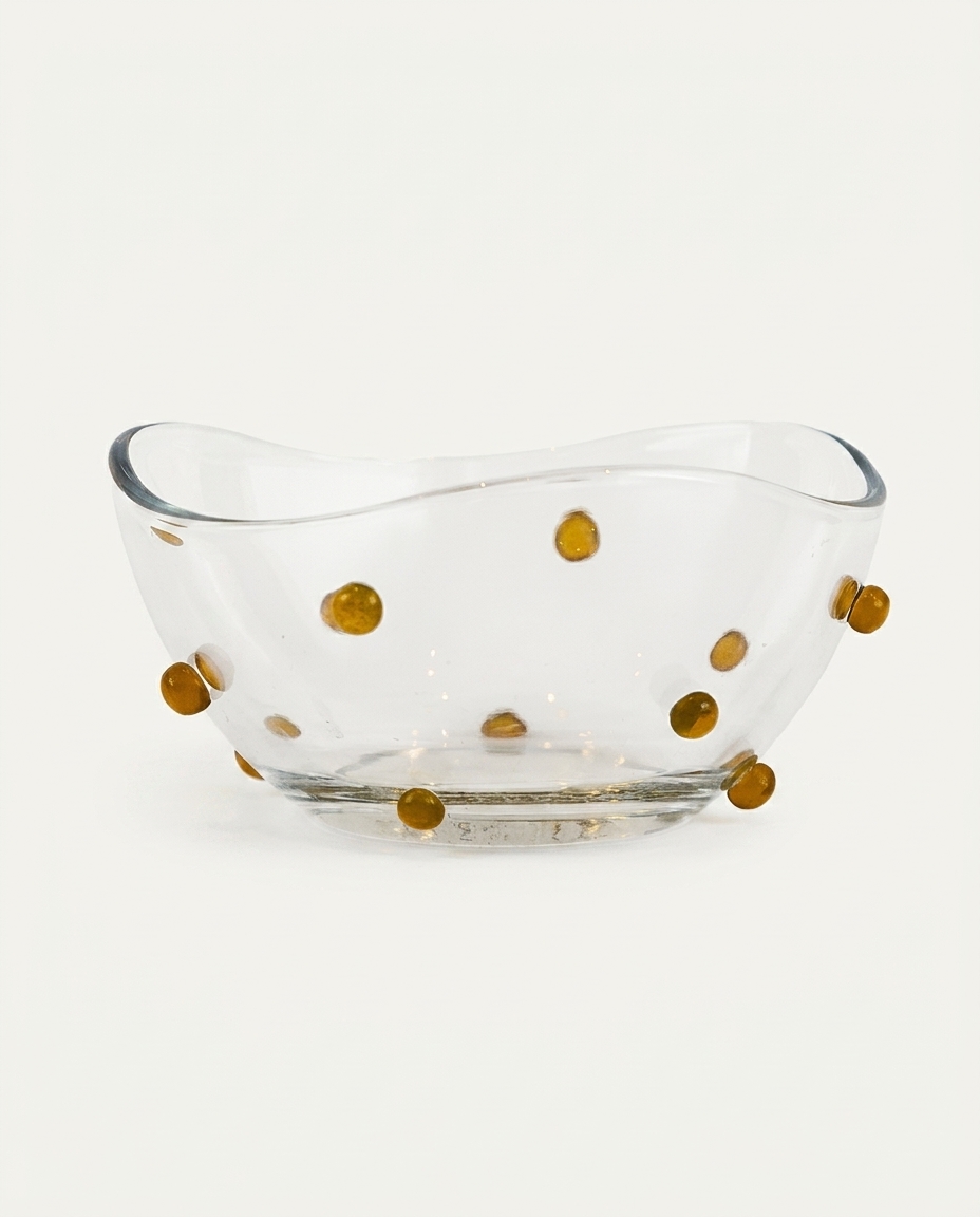 Bowl Mini de Vidro com Gemas &Acirc;mbar image number 2
