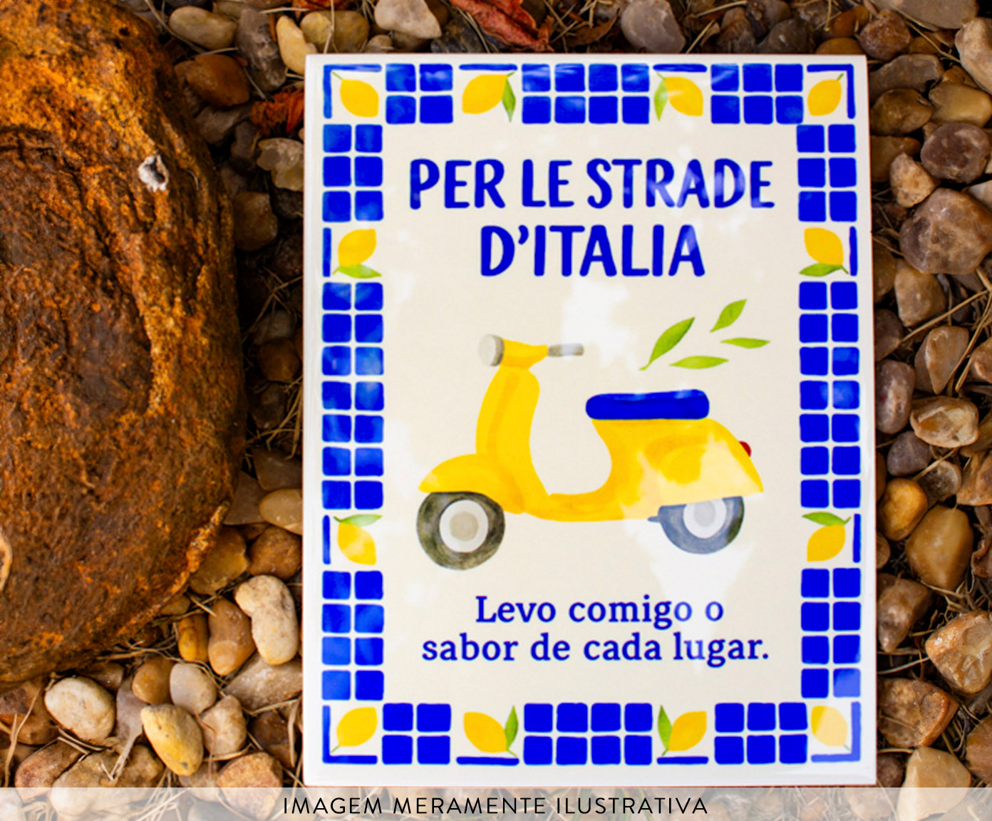 Azulejo Decorativo "Per Le Strade D'Italia" image number 1