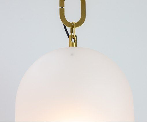 Pendente Posh Menor Jateado e Dourado image number 3