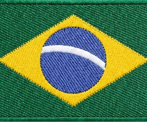 Quadro Acr&iacute;lico Bandeira do Brasil image number 2