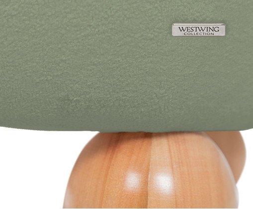 Puff Ball Feet em Boucle Aveludado Verde image number 6