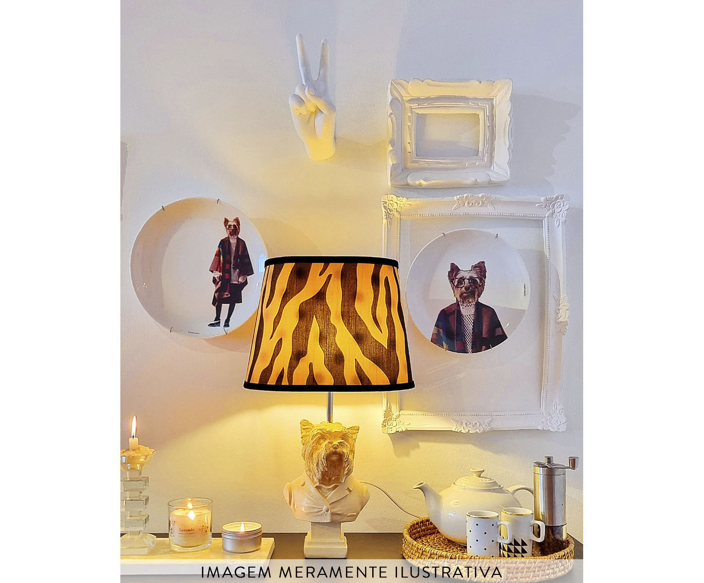 Prato de Porcelana Yorkshire Fashion Nick Close - image 1