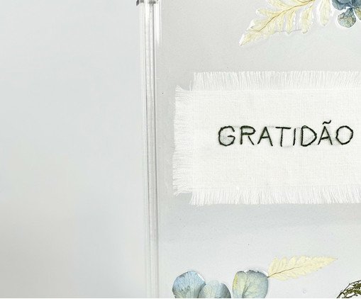 Acr&iacute;lico Decorativo Gratid&atilde;o Azul image number 1
