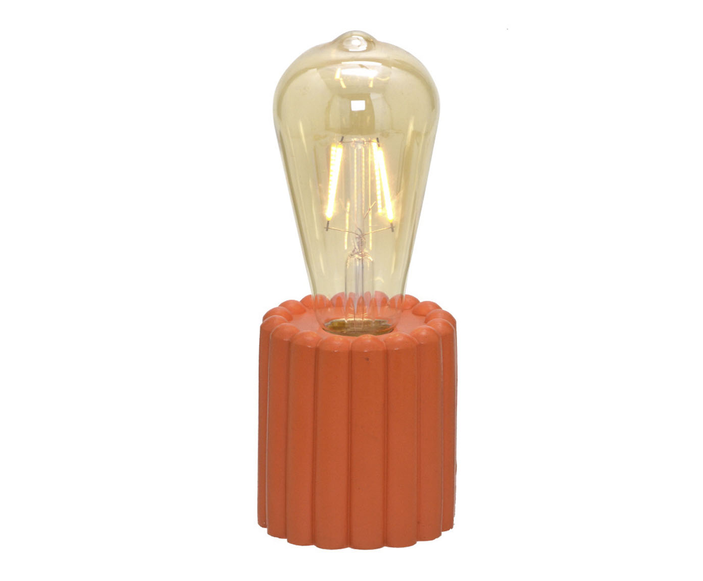 Lumin&aacute;ria de Mesa com Led - Laranja - image 0