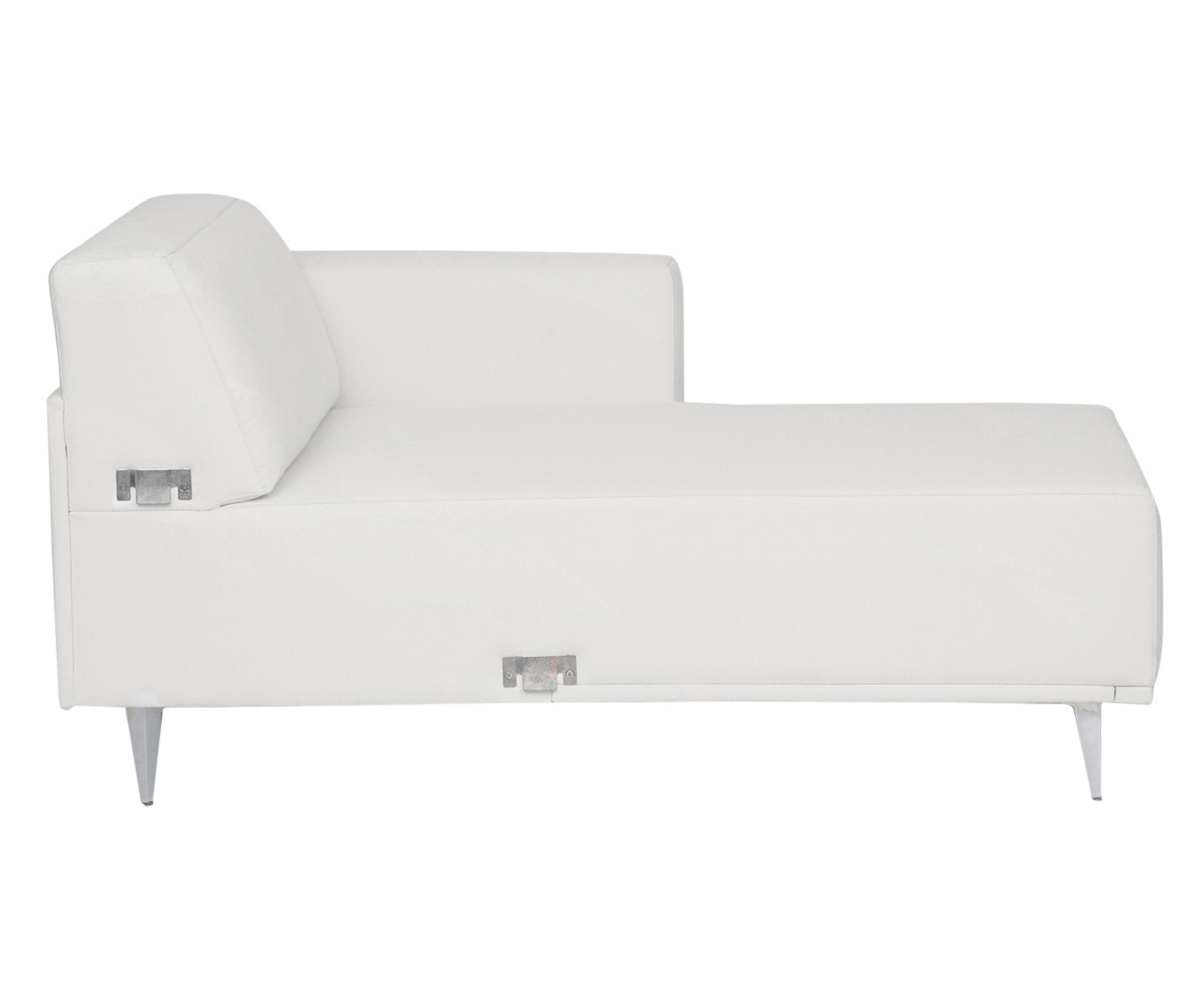 Sof&aacute; Modular com Chaise Esquerda em Linh&atilde;o Antonio Cotton Cru image number 4