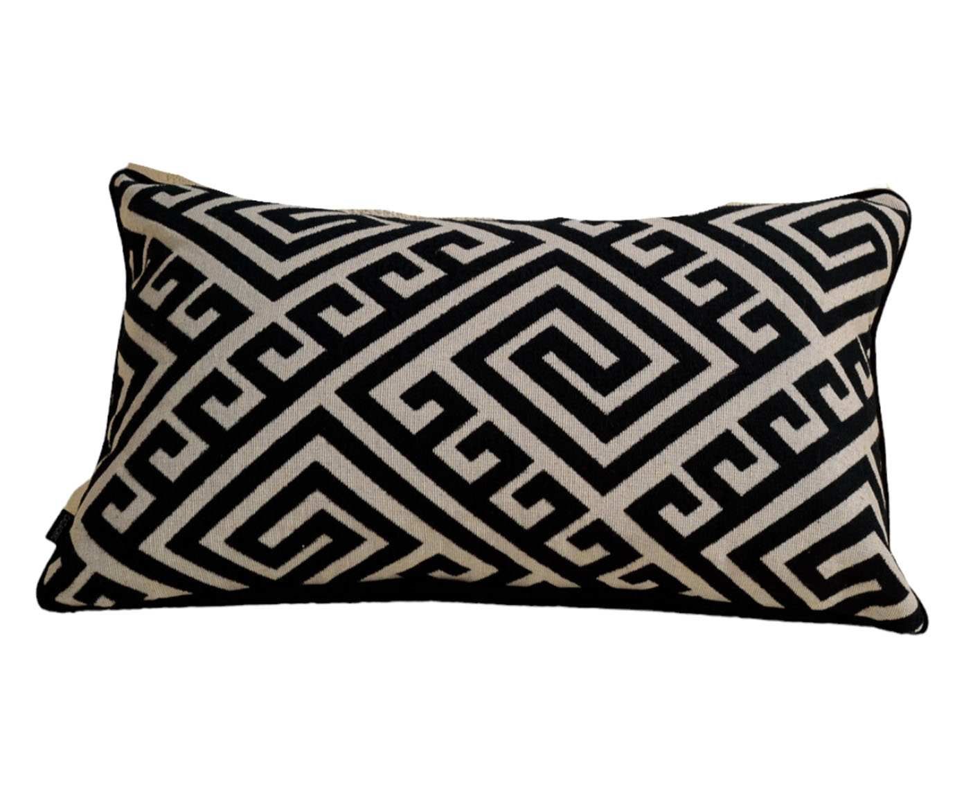 Almofada em Jacquard Retangular - Black e White - image 0